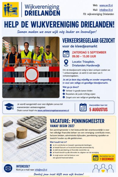 vacature kleedjesmarkt en penningmeester vacature kleedjesmarkt en penningmeester